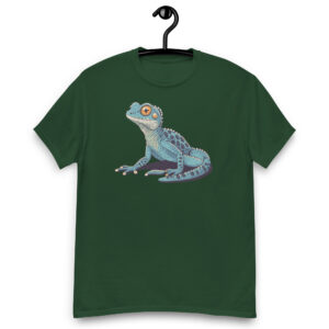 Lizard dark green tee